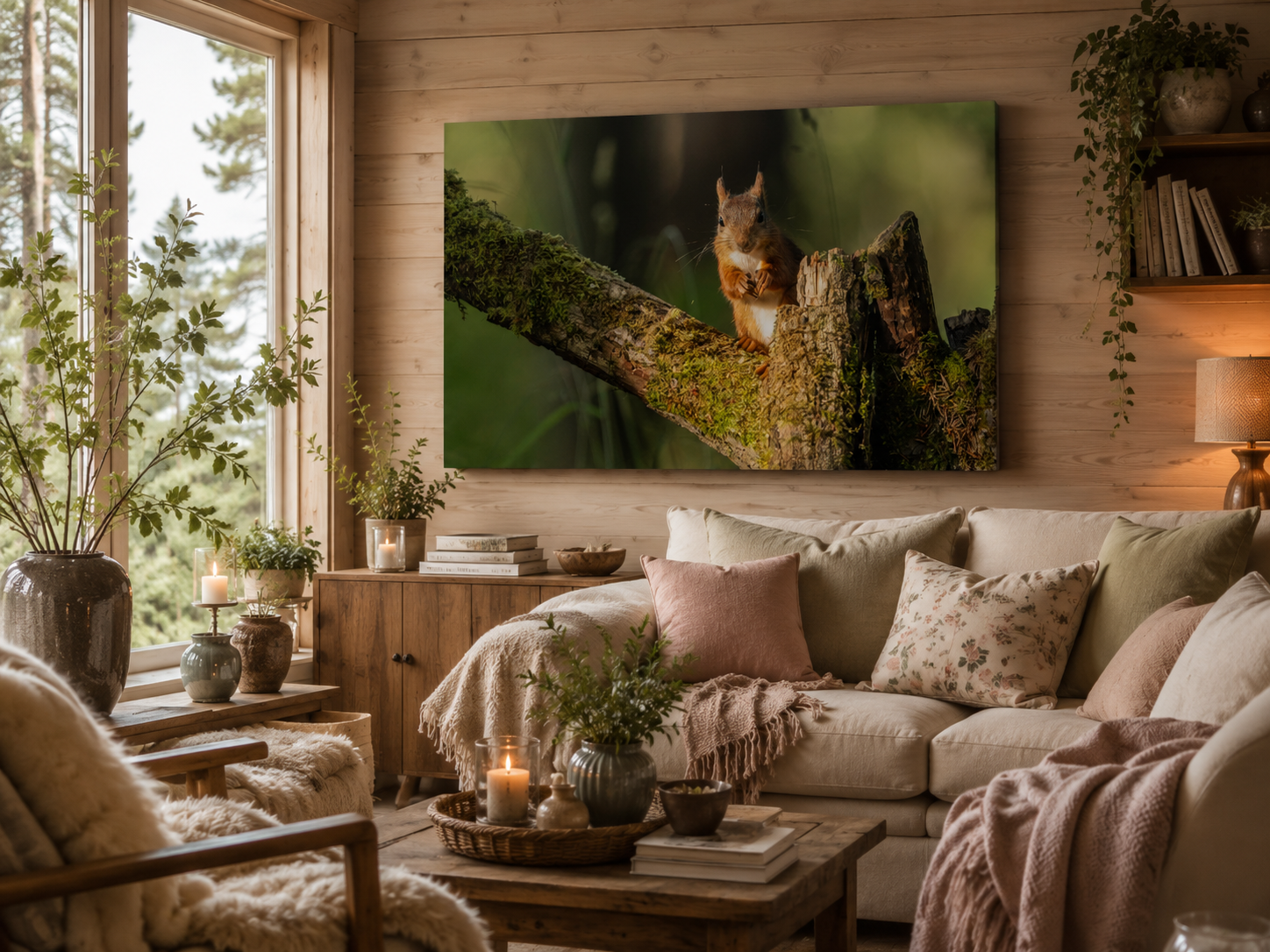Ekorn – Veggbilde & Naturfoto fra norsk skog
